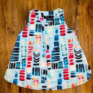 sleeveless women's vivienne walker clothing tank top blouse Sz small